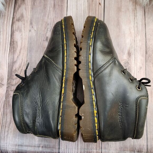 Vtg Dr Martens #8057 Y2K Chunky leather Oxford lace-up low-top‎ shoes M5 L6 - Picture 7 of 12
